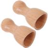 NULYLU Set 2 Pezzi Strumento Maderoterapia in Legno Manico Antiscivolo per Massaggio Profondo Cosce e Corpo per Uso Domestico in Viaggio