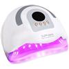 Dreamhigh Lampadina UV Dreamhigh per unghie in gel, 380 W, lampada UV a LED con sensore automatico, unghie per manicure e pedicure, lampada UV con 4 timer, asciugaunghie professionale per tutti i gel, shellac