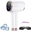 Zerellia 21J Epilatore Luce Pulsante con Funzione di Raffreddamento | 9 Livelli di Luce Pulsante, Epilatore Laser per Donna e Uomo, Ascelle, Braccia, Schiena, Zona Bikini