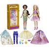 Disney Princess Hasbro Disney Princess, Vita da Principessa, Guardaroba all'ultima Moda, Jasmine e Rapunzel, Giocattolo per Bambine e Bambini dai 3 Anni in su, Armadio per Bambole con Vestiti
