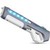 ZVD Pistola ad Acqua Elettrica,Potente Pistola,Luci LED (Grigio)