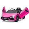 LALAHO Auto elettrica per bambini LAMBORGHINI REVUELTO 12 V (Rosa)