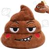 LUKIUP Divertente peluche a forma di cacca da 11 cm, giocattolo scherzoso per adulti (B)