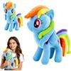 HBSFBH Peluche Rainbow Dash Giocattolo, Arcobaleno Pony Peluche, Reinbow Dash Plush Toy, Unicorno Peluche Cavallo Giocattolo, Regali di Compleanno per Bambini Ragazzo Ragazza (Blu)