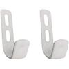 TopHomer Set di 32 ganci resistenti per scaletta per letto a castello, ganci in ferro con rivestimento in PVC, per accessori di ricambio per letto a castello e vari usi della scala a soppalco