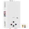 ORTOSUD Scaldabagno a Gas GPL 18L Istantaneo Portatile da Esterno Senza Serbatoio, Montaggio a Parete. Modalità inverno/estate, Display Digitale, Molteplici Dispositivi di Sicurezza, Classe Energetica A