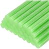 QUARKZMAN 30Pz Stick Colla a Caldo Mini per Pistola 7mm x 100mm Colla a Caldo Bastoncini Ricariche Piccoli e Molto Adesivi, Glitterato Verde Frutta
