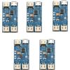 ZEELYDE 5X Mini Scheda Caricabatterie Solare CN3065 Modulo Scheda Caricabatterie Batteria Al Litio
