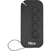 Matic Line NICE RADIOCOMANDO TELECOMANDO TRASMETTITORE MYGO4 MYGO 4 CANALI NERO 433,92 MHz