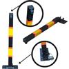 Anwicar - Paletto di Bloccaggio Ribaltabile - Barriera per Parcheggio - Palo per Parcheggio - Barriera di Sicurezza - Parking Barrier - 72 cm