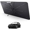 LUWU Parasole per auto compatibile con BMW Serie 3 G20 G21 i3 G28 / Serie 4 G22 i4 G26 2019 - 2024 2025 Facelift Parabrezza Protezione UV Parasole Parasole Auto Parabrezza Ombrello