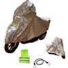 CLICK & GO COMPATIBILE CON HONDA CN 250 TELO COPRIMOTO COPRISCOOTER COVER IN NYLON IMPERMEABILE TAGLIA L COPERTURA PER SCOOTER MOTO CON STRISCE FLUO 232X100X125CM