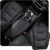 KUNIO Cuscino per seggiolino auto compatibile con BMW - Cuscino per sedile anteriore in memory foam, accessorio per auto in nappa - nero