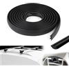 luopeidian Guarnizione Portapacchi Auto, Striscia Gomma Barre Tetto, 3m Riduzione Rumore del Vento EPDM Guarnizione Gomma Barre Portatutto Universale Tagliabile, Sigillatura Barra Tetto Antiscivolo Nero