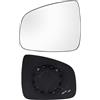 Mingke Vetro Specchio Retrovisore Riscaldabile Lato Sinistro per Renault Dacia Duster 2014-2017 Logan Sandero 2008-2013 Symbol 2013