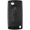 KSHSAA 3 Bottoni Chiave A Distanza Dell'automobile Borsette Copertura Della Cassa Fob Accessori di Ricambio CE0523 VA2 Lama Per Peugeot 207 307 407 308 607
