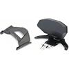 Bolirui Cuscino Per Schienale Del Contropunta Del Sedile Passeggero Posteriore Per Moto Per KYMCO AK550 AK 550 2017 2018 2019 2020 2021 2022 (Fibra di carbonio)