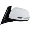 CYDJML Destro Sinistro Specchio Specchietti Retrovisori Completi Per Suzuki SX4 SX 4 2012-2013, Specchietto Retrovisore Laterale Con Indicatori Di Direzione A 5 Fili Gruppo specchietto retrovisore(Bianco,Sin