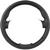 WouND Cucito a Mano Nero Coprivolante Per Mini (Hatchback/Per R56/R57) 2006-2013 Linea Blu Copri Volante in Pelle con Ago e Filo Traspirante e Antiscivolo