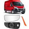 TTCR-II 1PC Compatibile con Vetro Specchio Fiat Ducato/Citroen Jumper/Peugeot Boxer 2006-2021, Ducato Specchietto Retrovisore Riscaldato, Jumper Specchio Retrovisore Inferiore Lato Passeggero-Destra