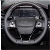SADHADAH volante Per Ford Per Focus Per Mk4 St Line Per Focus ST 2018 2019 2020 2021 2022 2023 Coprivolante Auto In Treccia Di Carbonio coprivolante(Style 1)