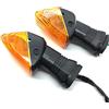 UnbiT Frecce Moto Indicatore di direzione Indicatore di direzione Adatto for KAWASAKI Z750S ZX-6R ZX-6RR KLE 500/650 VERSYS KLR650 Lampada lampeggiante anteriore/posteriore for moto Frecce Led Moto ( Color