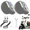 Generico Protezione Manubrio Monopattino Elettrico | 1 Paio per Tutte le Stagioni,Copertura Protettiva Manubrio Scooter,Per Uomo Donna Moto Bici Commuting Avventura
