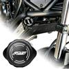 Midimttop Copertura del tappo del radiatore per moto Copertura di raffreddamento Serbatoio dell'acqua Copertura protettiva decorativa adatta per Z900RS / CAFE Z 900RS Accessori 2021-2025 (Nero)