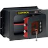 Stark 1244PCE - Cassaforte meccanica da muro con chiave e combinazione