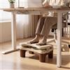 Poggiapiedi con Rulli Massaggianti Ergonomico per Lavoratori in Smart Working