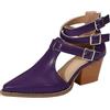 Generico Sandali Estivi Donna Con Zeppa Punta Chiusa Comode Classico Sandali Leggeri Chic Estive Antiscivolo Traspiranti Fashion Mare Spiaggia