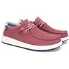 WALK IN PITAS | Nias | Mocassini Uomo per L'Estate | Scarpe da Barca Estive | Sportive Uomo | Sneakers Casual | Scarpa da Vela | Calzatura Senza Lacci | Scarpe Walkinpitas | Rosso 43