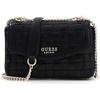 GUESS borsa a tracolla Sandy Convertible Xbody Flap Bag Black nero