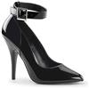 Pleaser - SEDUCE-431, Scarpe col tacco classiche donna, Nero (Blk Pat), 45