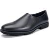 YFFUSHI Mocassini da Uomo in Pelle Loafers Comodi Slip-On per Lavoro Matrimoni Scarpe Eleganti Casual, Blu Marino, 43 EU