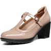 DREAM PAIRS Tacchi Oxford classici da donna con cinturino a T