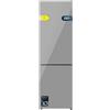 Cecotec Bolero CoolMarket Combi 250 Frigorifero Combinato con Vetro Grigio. Compressore Inverter Plus, Vetro Grigio 180x55 cm, 250L