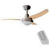 Cecotec Ventilatore da Soffitto Cecotec con Telecomando e Luce EnergySilence Aero 480. 65 W, Diametro 106 cm, 3 Pale Reversibili