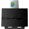 Cecotec Cappa Decorativa 60 cm Bolero Flux DT 608010 Vetro Nero A++. 210W, 800 m3/h, Classe A++, Controllo Touch