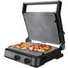 Cecotec Griglia elettrica Cecotec con doppia griglia Rock'nGrill 2200. 2200 W, apertura a 180º, doppia temperatura, antiaderente RockStone