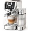 NONE HiBREW H13A Macchina da caffè semiautomatica 3 in 1, 6 modalità di caffè, pressione di estrazione di 20 bar, serbatoio dell'acqua rimovibile da 1,3 litri, manico in lega di alluminio da 51 mm, sistema