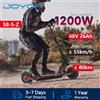 JOYOR Monopattino Elettrico JOYOR S8-S-Z con Pneumatici Fuoristrada da 10'', Batteria 48V/26AH, Motore 1200W, Velocità Massima 55KM/H, Autonomia 80KM