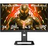 NONE MONITOR GAMING TITAN ARMY 240Hz 1440P 24,5 Pollici, QHD 2560 x 1440, IPS Veloce 1ms GTG, Monitor con Adaptive Sync, HDR500, 123% sRGB, Supporto Regolabile, VESA 100*100, HDMI 2.0 DisplayPort 1.4