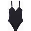 EMPORIO ARMANI Costume Intero Donna Lycra Nero XL