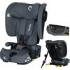 LIONELO Seggiolino Auto NELLY I-SIZE Pieghevole per Bambini 76-150 cm,15 mesi - 12 anni, Gruppo 123 Installazione in avanti con ISOFIX e Cinghia, Protezione Laterale, Regolazione