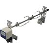 ZENONEZ Kit girarrosto Sostituzione Universale 5078a Installazione Rapida Portatile Spiedo Grill Campeggio All'aperto Barbecue Tre Altezze Lunghezza Regolabile Strumento di Cottura Accessori per Girarrosto