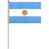 Pandiui23 20 pezzi di bandiere a manovella argentina, Argentina Mini Bandiera portatile, Bandiera Argentina, Piccola Bandiera Argentina, Bandiera dell'Argentina tenuta a mano.