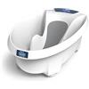 Aquascale Next Generation V3 20-40-001 Vaschetta per il Bagnetto del Neonato 3 in 1 con Bilancia Digitale Termometro Antiscivolo, 0-24 mesi, Bianco