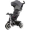 kk Kinderkraft Kinderkraft Triciclo ASTON, Bicicletta, Passeggino con Maniglione, Accessori, per Bambini da 9 Mesi fino a 5 Anni, Grigio