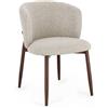 Andrea Bizzotto Sedia da interni Amalia Noce Beige